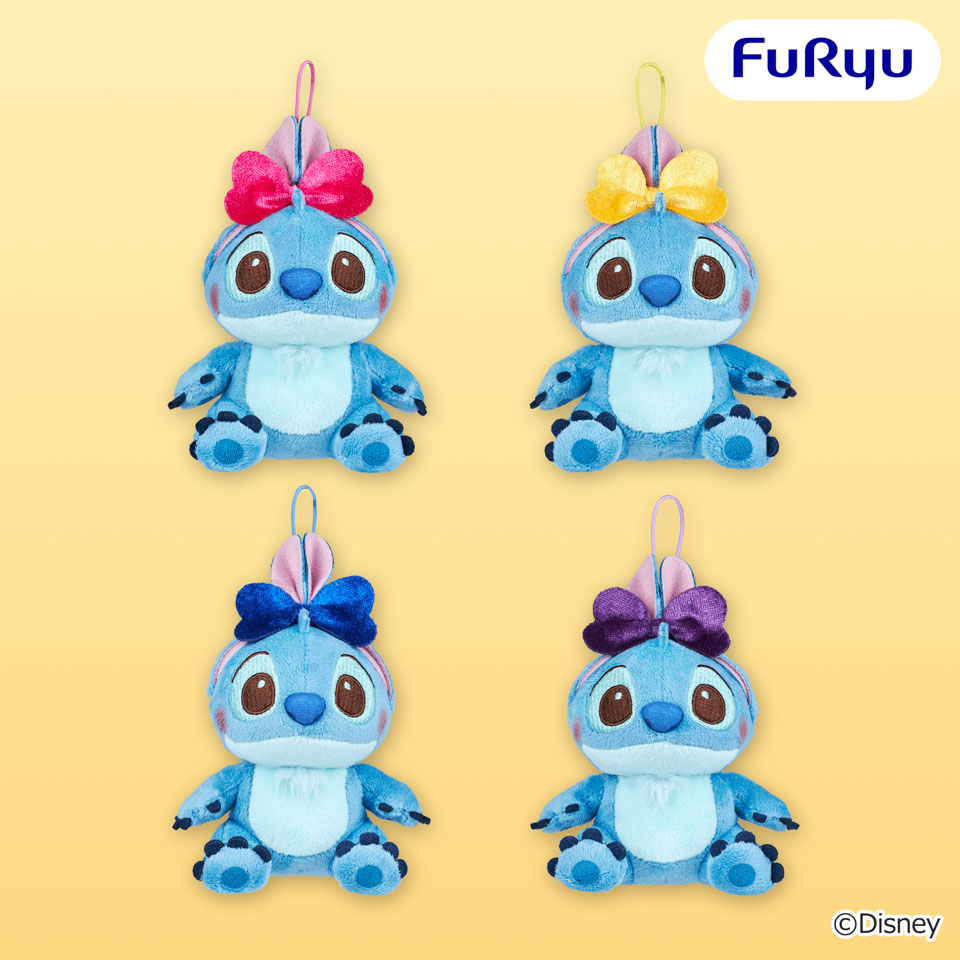 ディズニー スティッチ FukuFuku うさ耳むすびマスコットの画像1