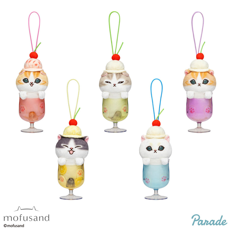 mofusand クリームソーダにゃんマスコットの画像1