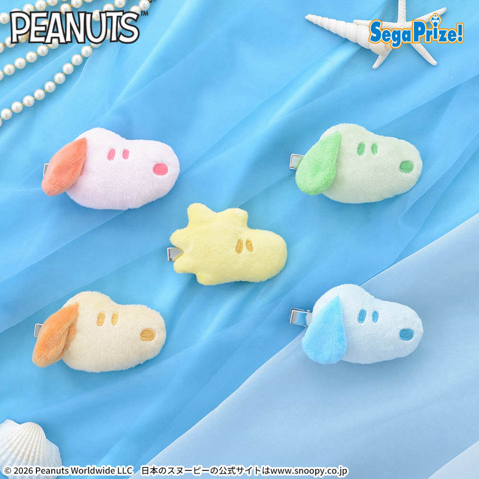 SNOOPY™　マスコットヘアクリップ　シャーベットカラーVer.の画像1