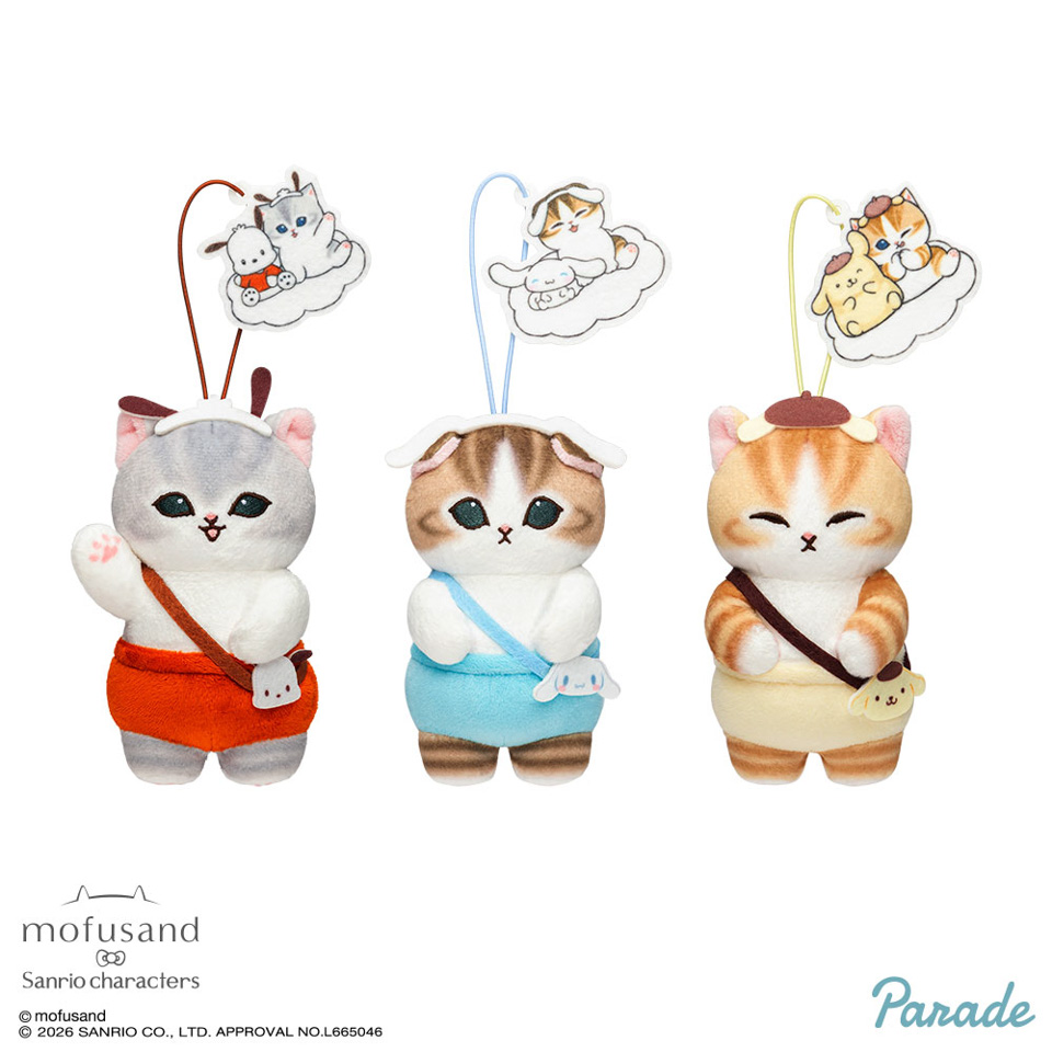 mofusand×サンリオキャラクターズ カチューシャマスコット2