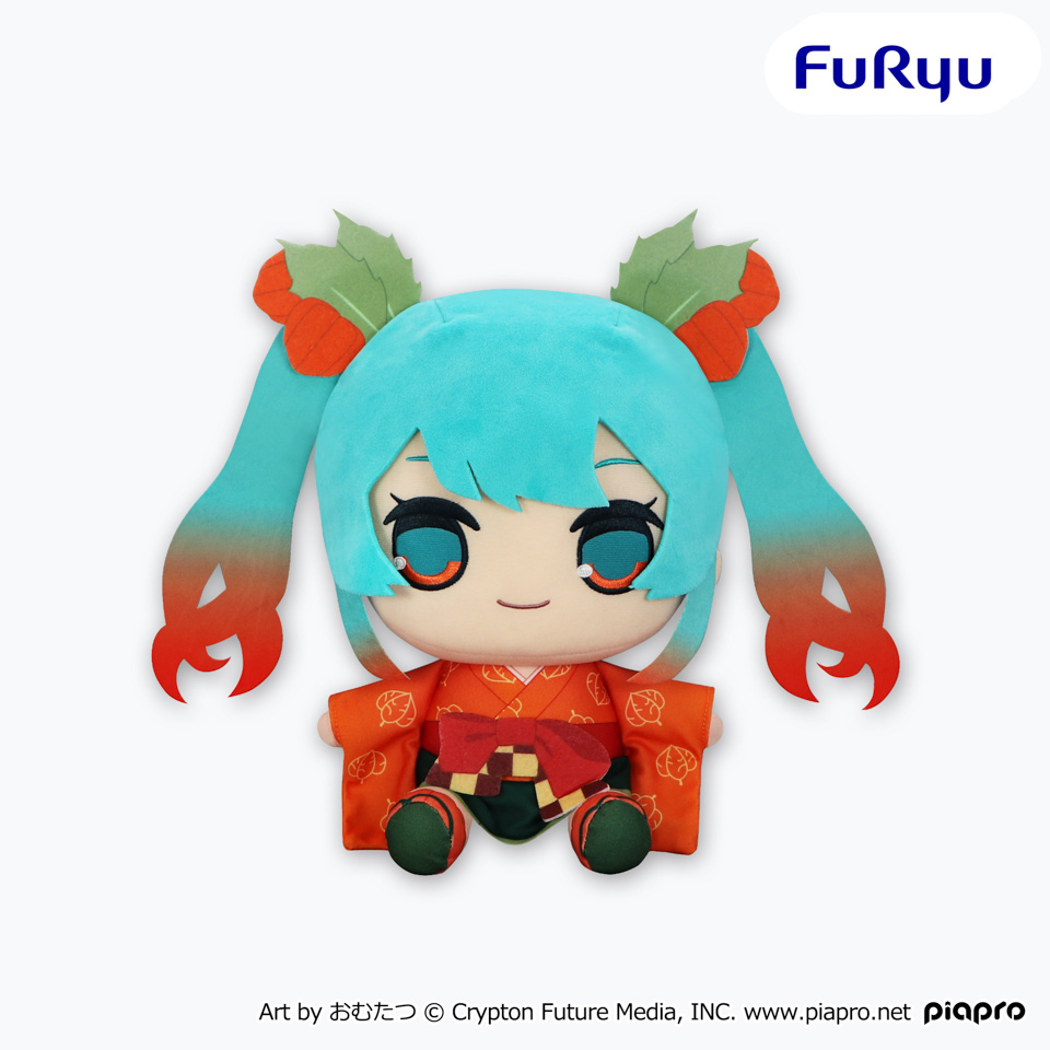 初音ミク きゅるまるBIGぬいぐるみーほおずきver.ーの画像1
