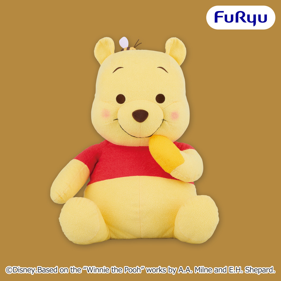 くまのプーさん FukuFuku 超超BIGぬいぐるみ～はちみつの日～の画像1