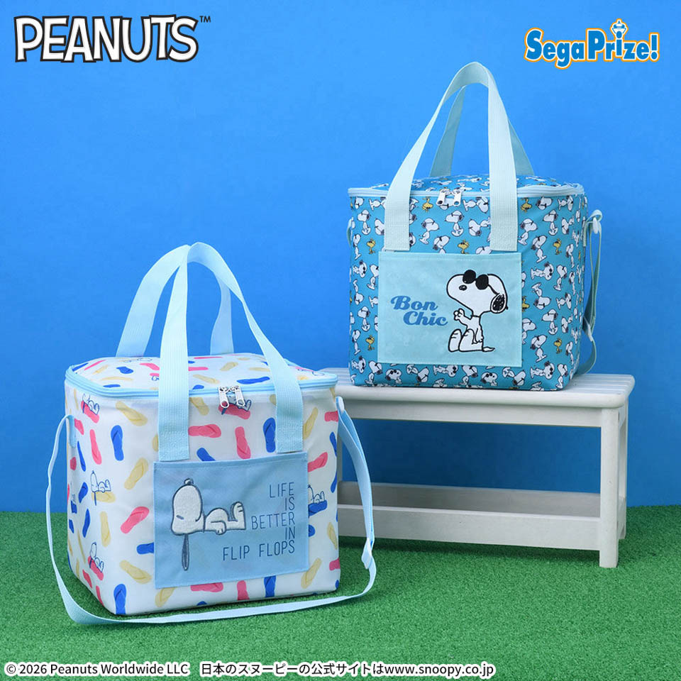 SNOOPY™　プラチナムザッカアップリケクーラーバッグの画像1