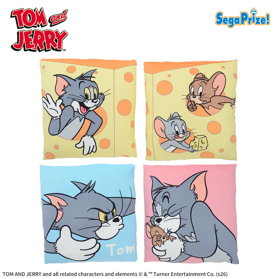 トムとジェリー　スーパーギガザッカぐらもっちクッションの画像1