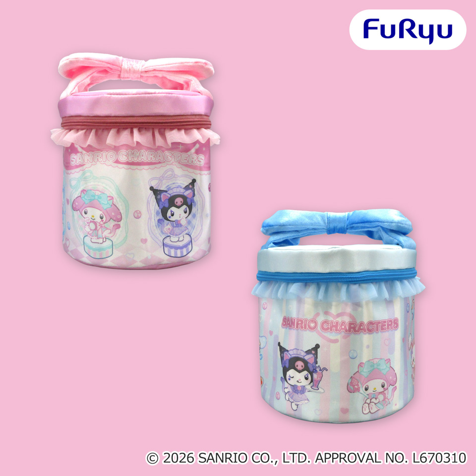 サンリオキャラクターズ ねこみみメイドバニティポーチの画像1