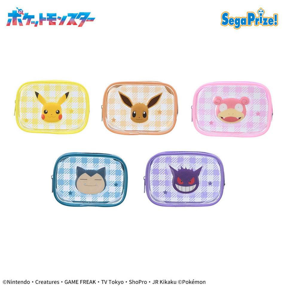ポケットモンスター　ぷくぷくクリアミニポーチの画像1