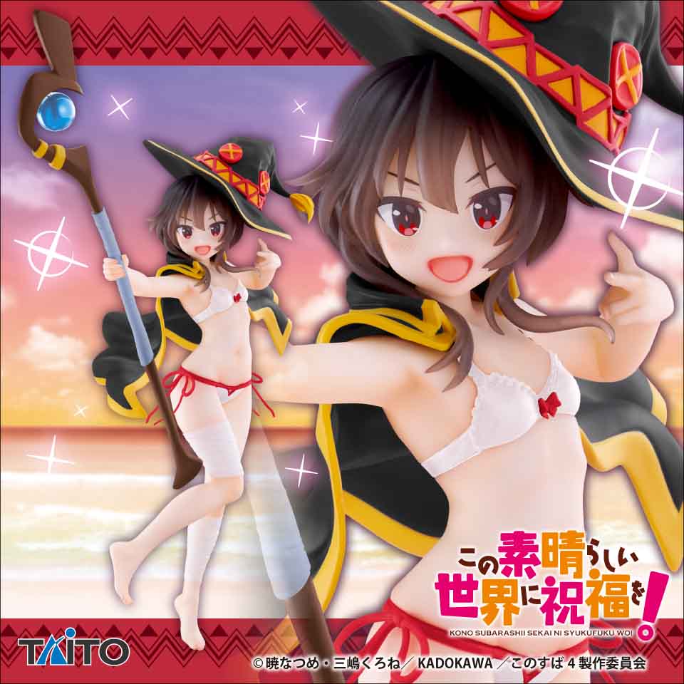 この素晴らしい世界に祝福を！　Ｃｏｒｅｆｕｌ　フィギュア　めぐみん～水着ｖｅｒ．～Ｒｅｎｅｗａｌの画像1