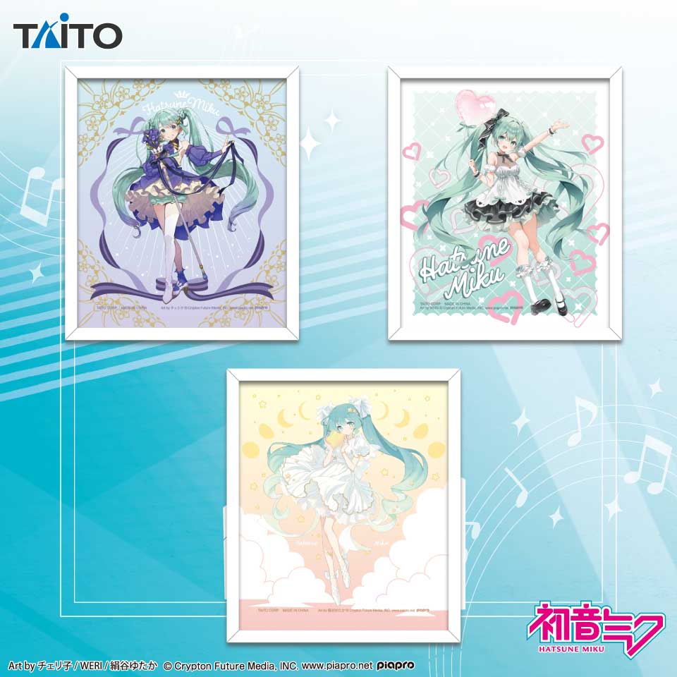 初音ミク　フレーム付きクリアボード　～Ｂｉｒｔｈｄａｙ　２０２４＆２０２５＆２０２６ｖｅｒ．～の画像1