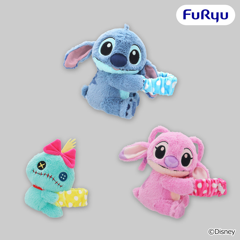 ディズニー スティッチ ぬいぐるみシュシュバンドの画像1