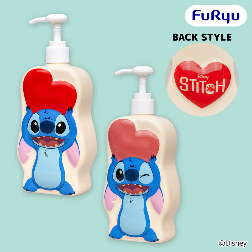 ディズニー スティッチ ハートといっしょ ソープディスペンサーの画像1