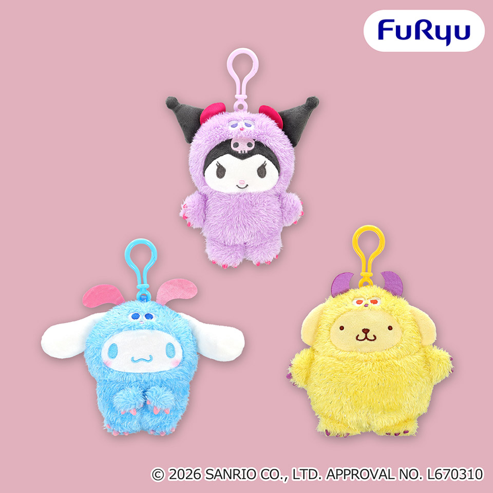 サンリオキャラクターズ くりっぴぃ ぬいぐるみ～もじゃもじゃモンスター～の画像1