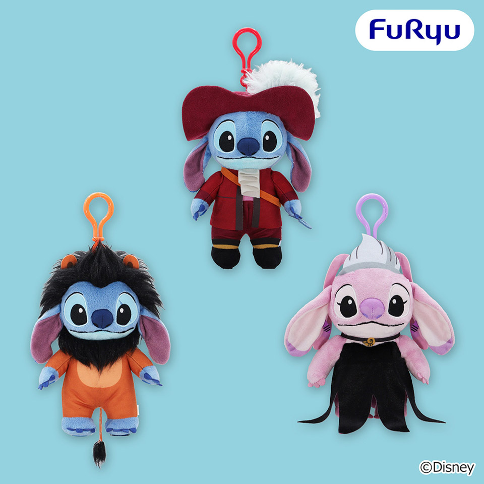 ディズニー スティッチ くりっぴぃ ヴィランズコスチュームぬいぐるみの画像1