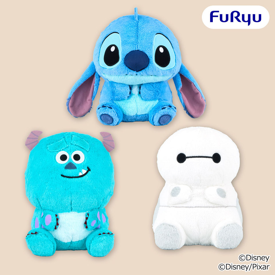 ディズニー＆ピクサーキャラクター まるまるおすわりBIGぬいぐるみの画像1