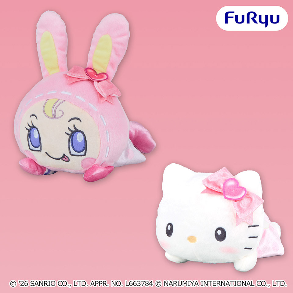 Mezzo Piano×Hello Kitty エンジェルほおづえBIGぬいぐるみの画像1