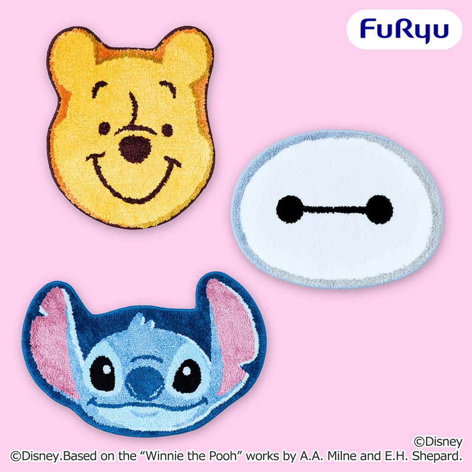 ディズニーキャラクター フェイス タフトマットの画像1
