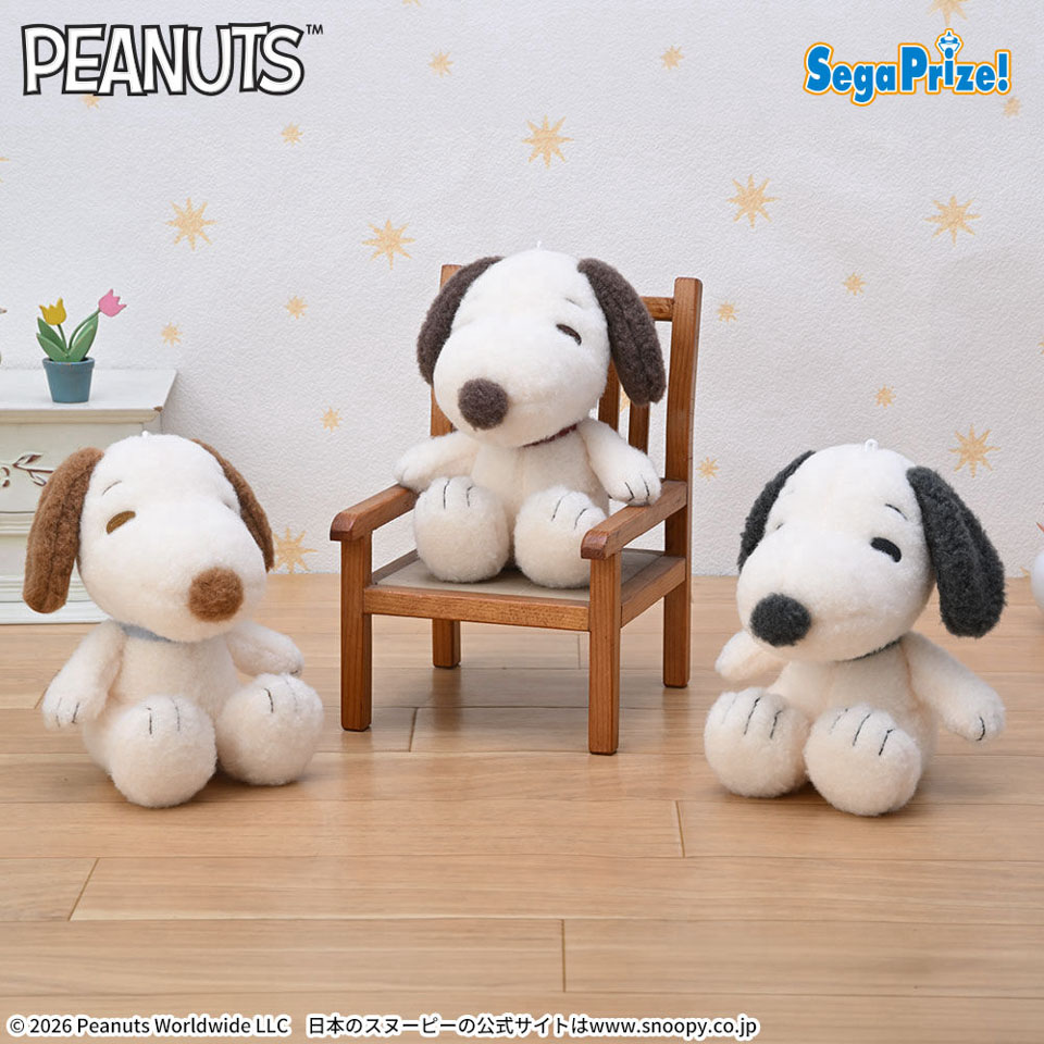 SNOOPY ぬいぐるみ ニュートラルカラーVer.の画像1