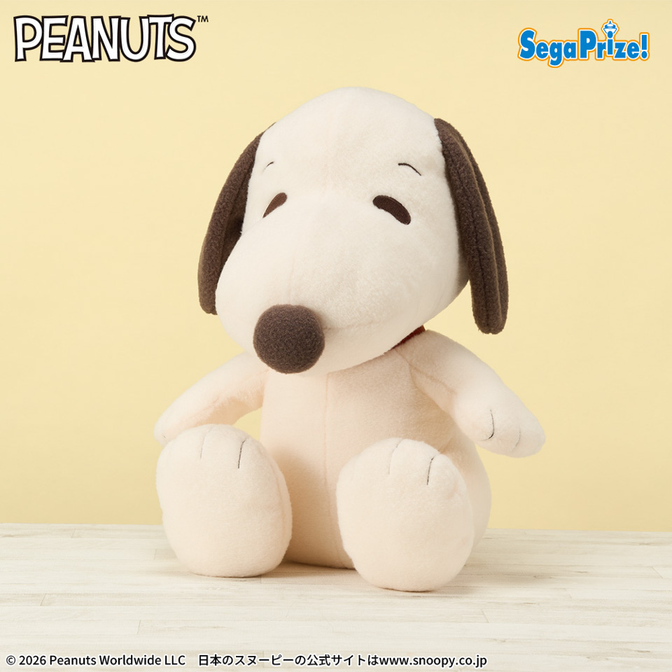 SNOOPY グランデぬいぐるみ ニュートラルカラーVer.の画像1