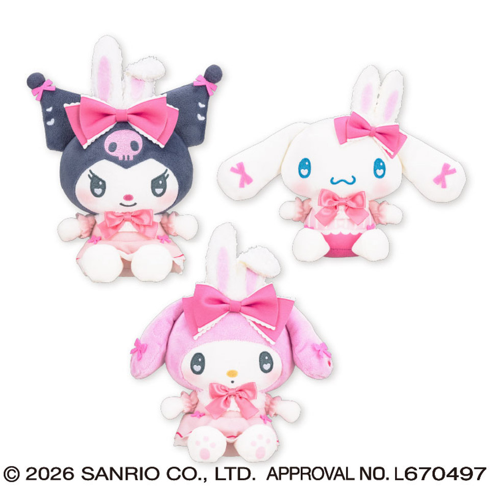 サンリオキャラクターズ　ときめきリボンラビットドール１の画像1