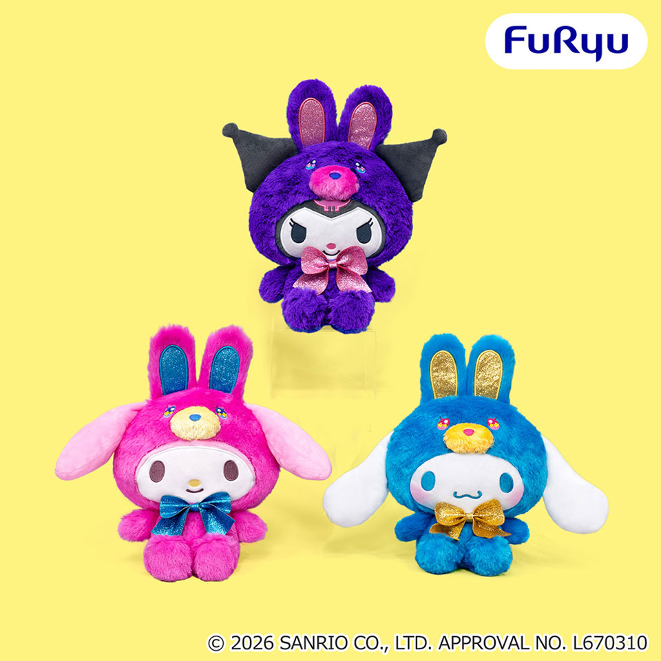 サンリオキャラクターズ ビビッドラビットBIGぬいぐるみの画像1