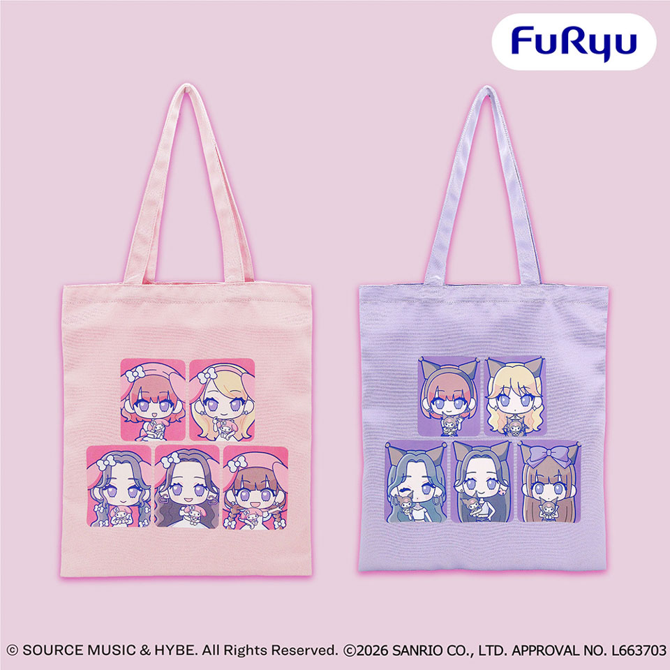 LE SSERAFIM × MY MELODY&KUROMI トートバッグの画像1