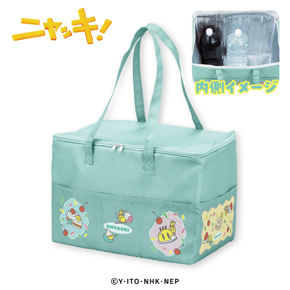 ニャッキ！　ひんやりカゴバッグの画像1